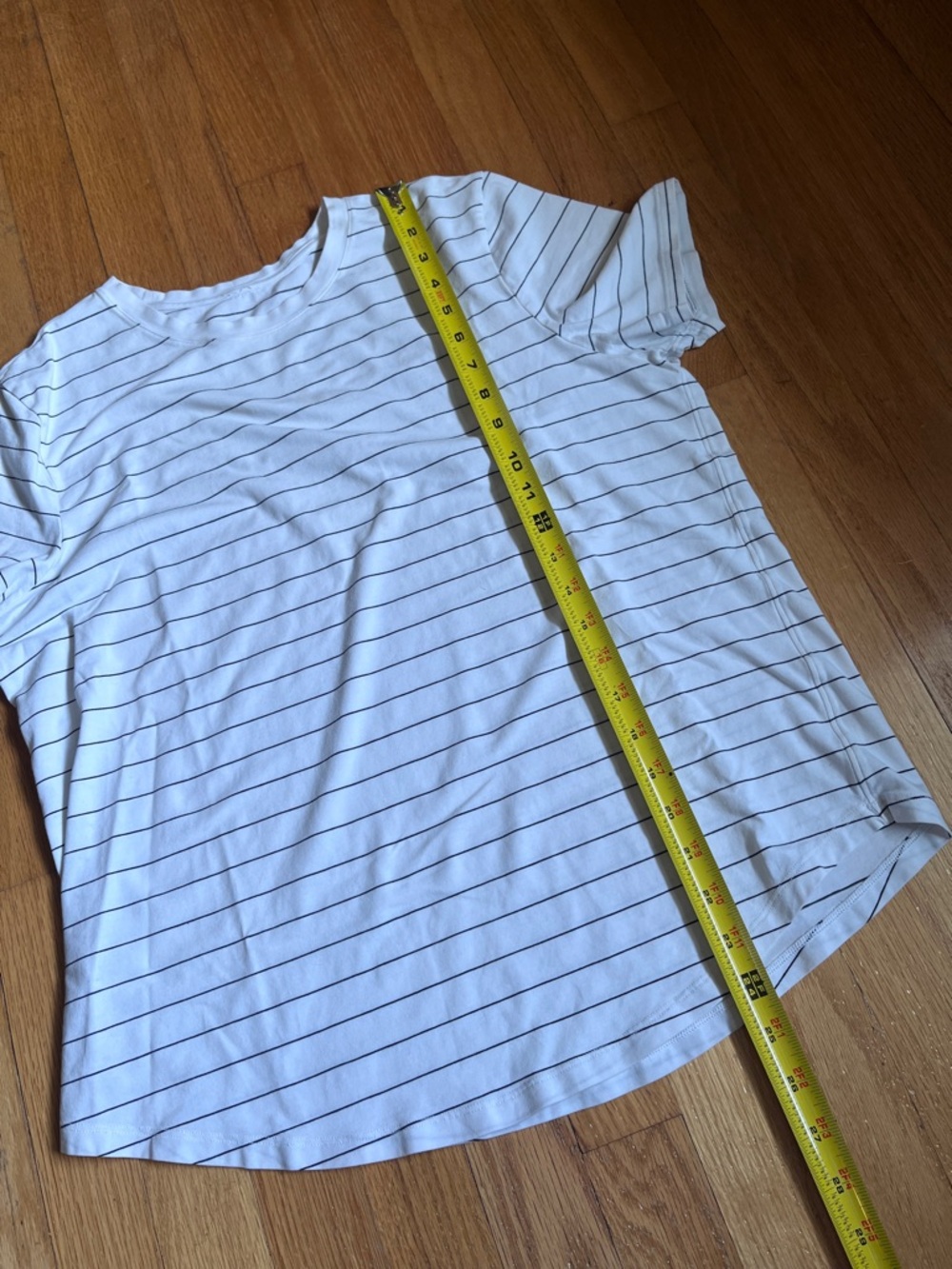 Lululemon Love Crewneck 10/12 Striped Relaxed Tee - Picture 9 of 9